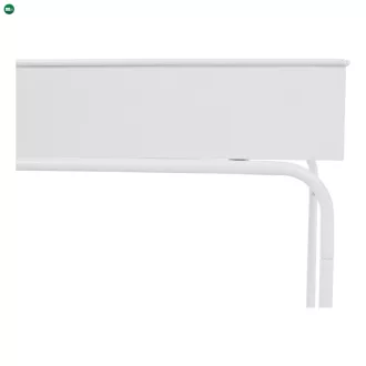 Elegáns virágcserép, fehér, KALUM