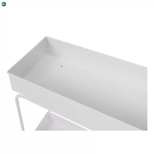 Elegáns virágcserép, fehér, KALUM