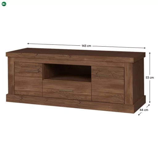 TV asztal AR9, stirling tölgy, HILARD