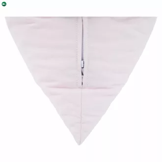 Babzsák, fehér/rózsaszín/szürke, POMPOM