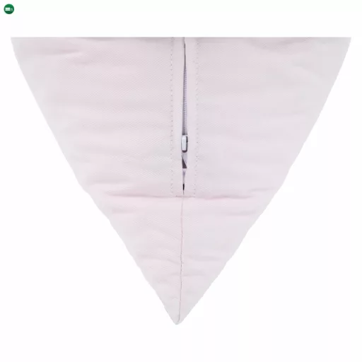 Babzsák, fehér/rózsaszín/szürke, POMPOM