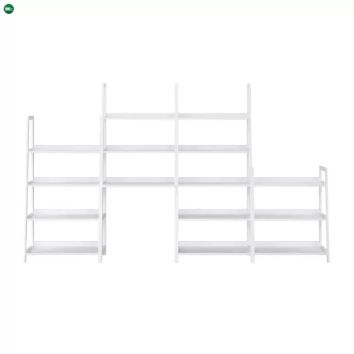 4 polcos állvány, fehér, REON TYP 2