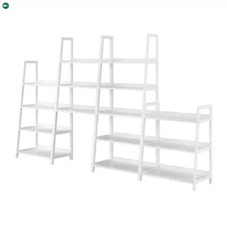 4 polcos állvány, fehér, REON TYP 2