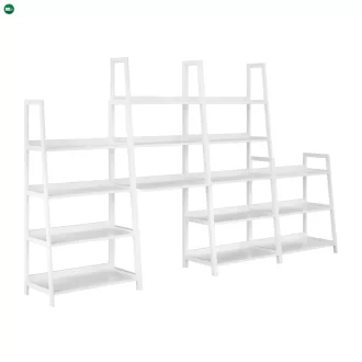 4 polcos állvány, fehér, REON TYP 2