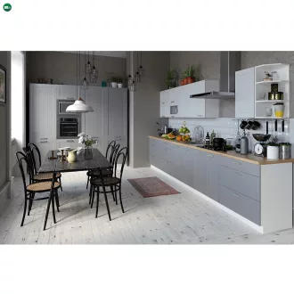 Alsó szekrény, világosszürke/fehér, JULIA TYP 60