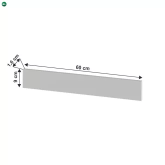   60 cm széles mosogatógépre való léc, fehér, JULIA TYP 93