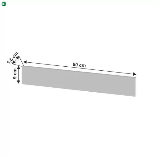 60 cm széles mosogatógépre való léc, fehér, JULIA TYP 93