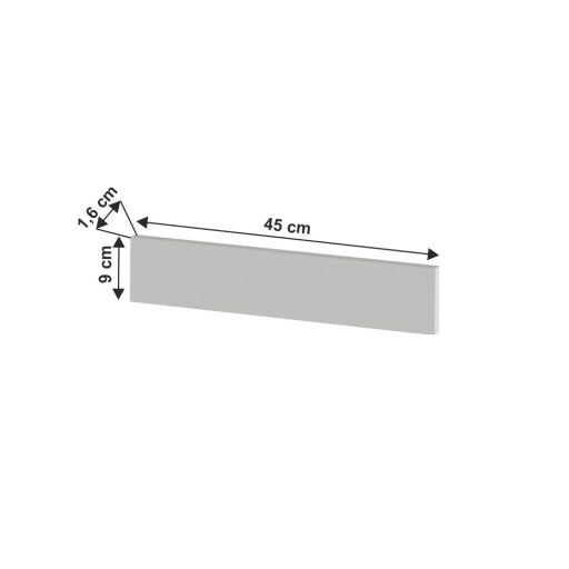 45 cm széles mosogatógépre való léc, fehér, JULIA TYP 94