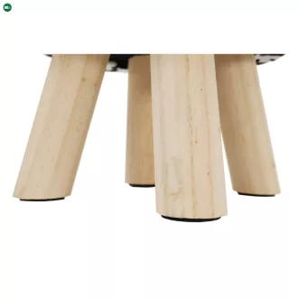   Puff kistehén alakban, Velvet anyag fehér/fekete/natúr, MOLLY