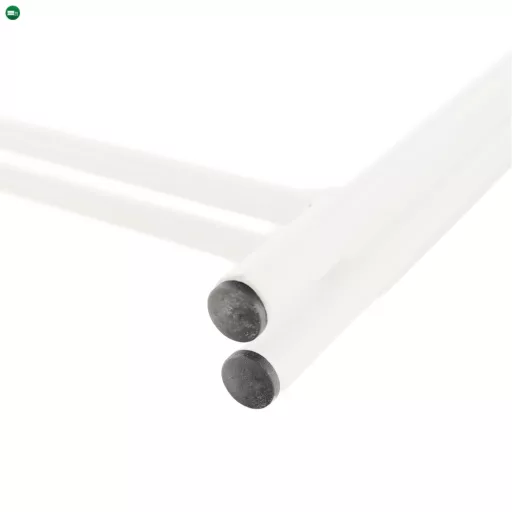 Kisasztal levehető tálcával, fehér, RENDER