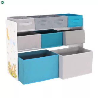   Rendszerező/Polcállvány játékokhoz, sokszínű/minta, DARLING TYP 2