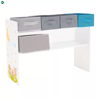   Rendszerező/Polcállvány játékokhoz, sokszínű/minta, DARLING TYP 2