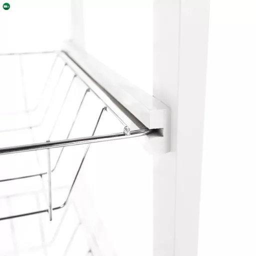 Tálalókocsi, fehér, KORUS