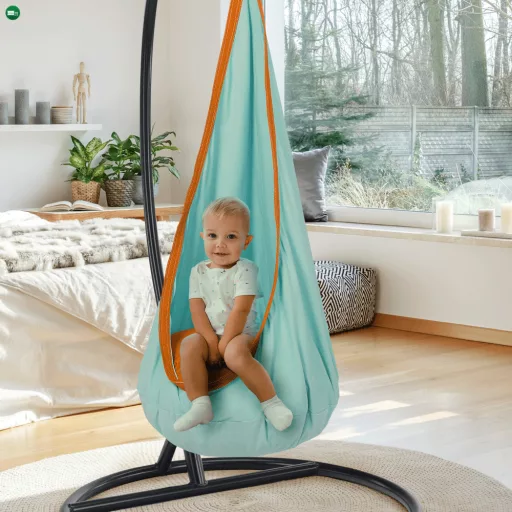 Függőhinta, kék/narancssárga, SIESTA TYP 1