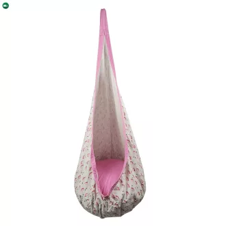 Függőhinta, rózsaszín/flamingó minta, SIESTA TYP 2
