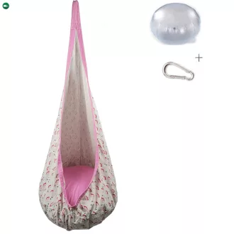 Függőhinta, rózsaszín/flamingó minta, SIESTA TYP 2