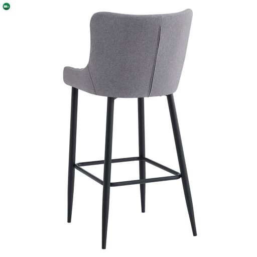 Bárszék, szürke/fekete, CEZARIA