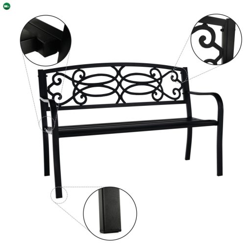 Kerti pad, fekete, VENDA