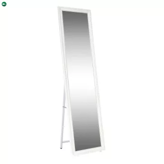 Álló tükor, fehér/arany dísz, LAVAL