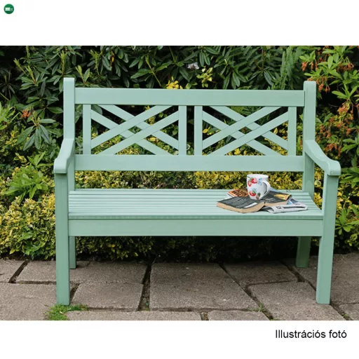 Fából készült kerti pad, neo mint, 124 cm, FABLA