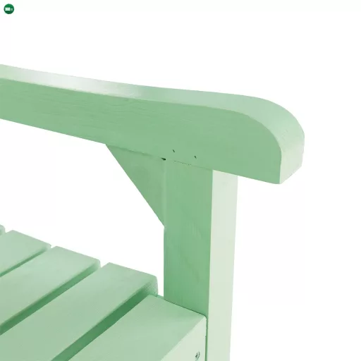 Fából készült kerti pad, neo mint, 124 cm, FABLA