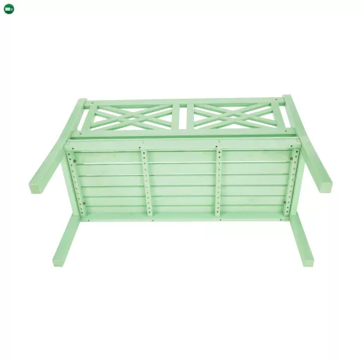 Fából készült kerti pad, neo mint, 124 cm, FABLA