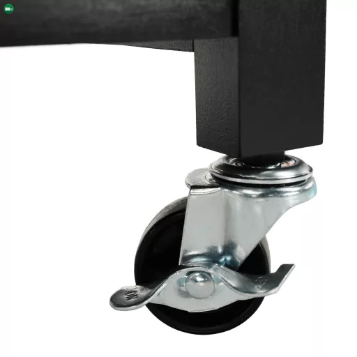 Tálalókocsi, természetes/fekete, ARETE