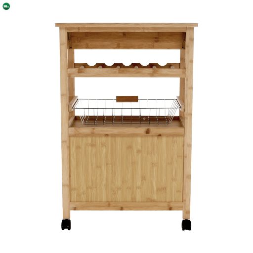 Tálalókocsi, természetes, NAVID