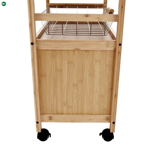 Tálalókocsi, természetes, NAVID