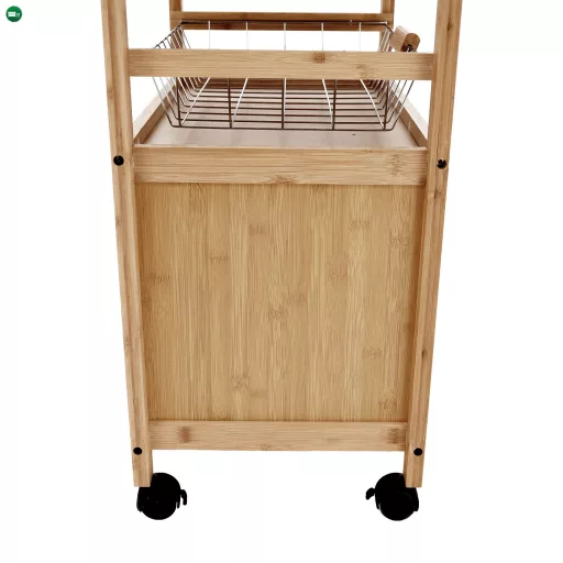 Tálalókocsi, természetes, NAVID