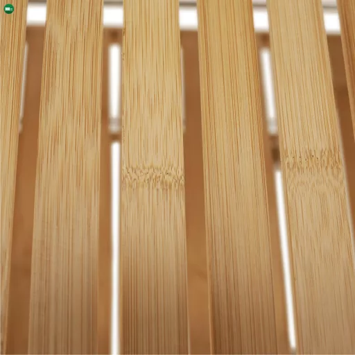 Tálalókocsi, természetes bambusz, NASHY