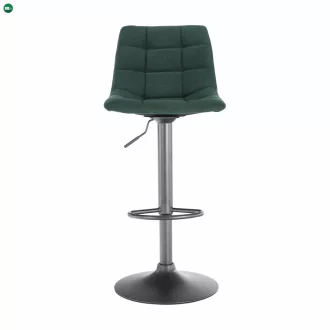 Bárszék, zöld/fekete, LAHELA