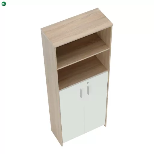 Irattartó zárható szekrénnyel, sonoma tölgy/fehér, JOHAN 2 NEW 10