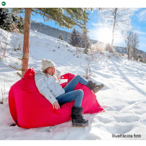 Felfújható babzsák/lazy bag, narancssárga, LEBAG
