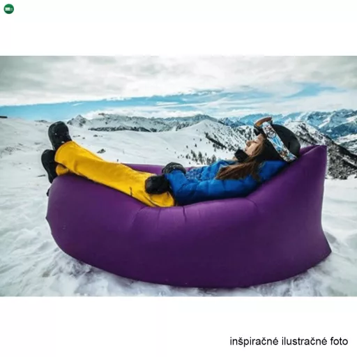 Felfújható babzsák/lazy bag, narancssárga, LEBAG