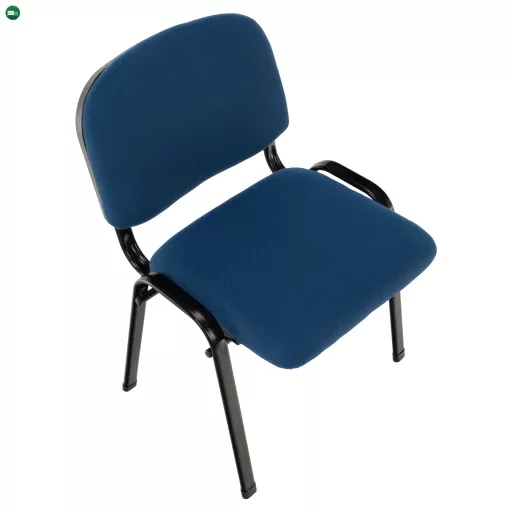 Irodai szék, sötétkék, ISO ECO