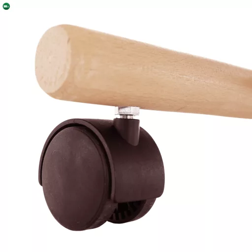 Ergonomikus térdelőszék, fekete/bükkfa, GROCO