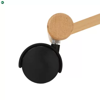   Ergonomikus térdelőszék, szürkésbarna Taupe/bükkfa, FLONET