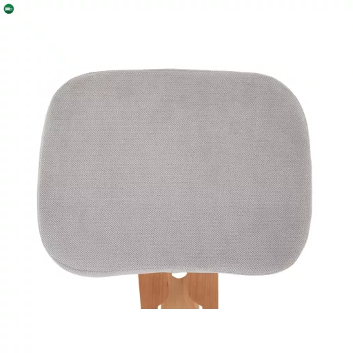 Ergonomikus térdelőszék, szürkésbarna Taupe/bükkfa, FLONET