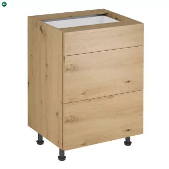 Alsó szekrény, artisan tölgy, LANGEN D60S3 P