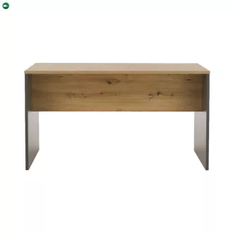 Íróasztal, grafit/tölgyfa artisan, RIOMA NEW TYP 11