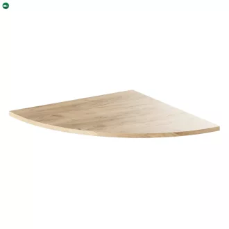 Sarokasztal PC-hez, tölgyfa artisan, RIOMA TYP 13