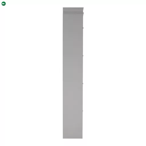 Cipőpolc, 4-soros, szürke, SEBER TYP 3