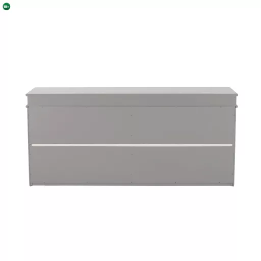 Cipőpolc, 2-soros, szürke, SEBER TYP 4