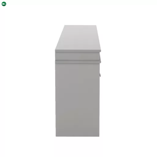 Cipőpolc, 2-soros, szürke, SEBER TYP 4