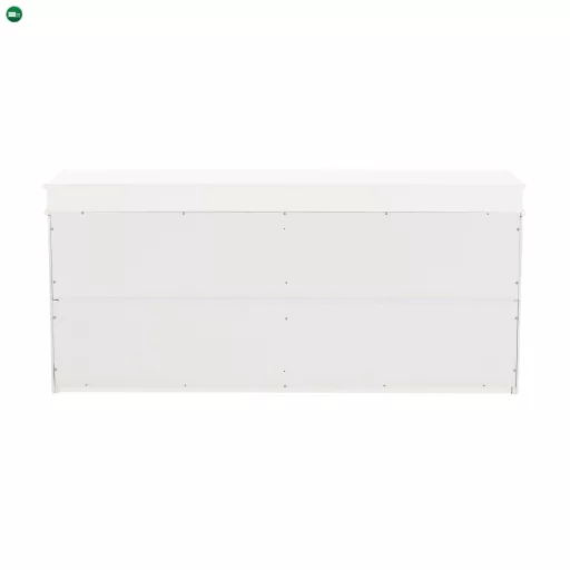 Cipőpolc, 2-soros, fehér/szürke, SEBER TYP 4