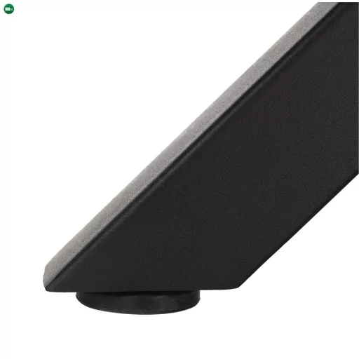 Étkezőasztal, sötét tölgy/fekete, átmérő 120 cm, MEDOR