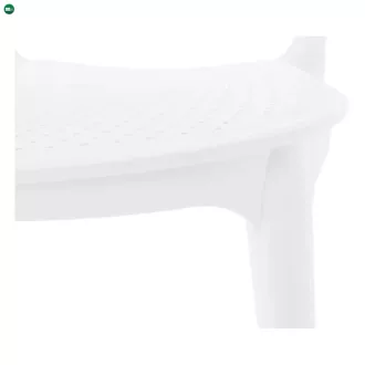 Rakásolható szék, fehér, FEDRA NEW