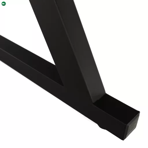Gamer asztal/számítógépasztal, fekete/piros, MACKENZIE 140cm