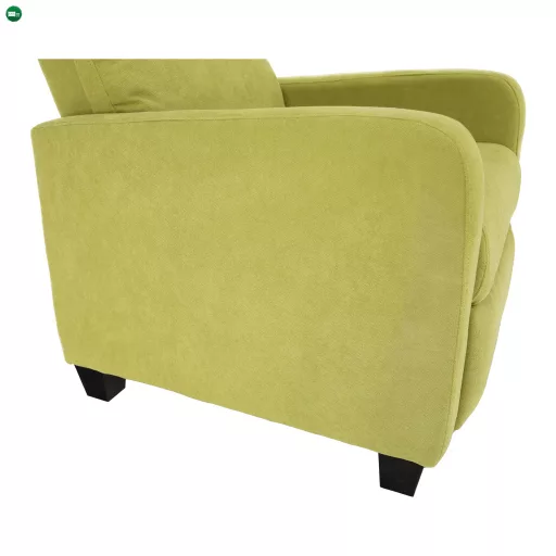Relaxáló fotel, zöld, TURNER